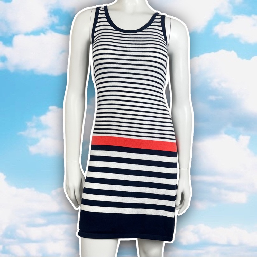 LILLY PULITZER Stanton Buoy Striped Sweater Dress Navy Nautical Beach Preppy - Picture 4 of 11